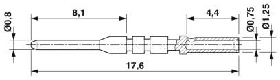 Crimp contact-SF-08KP010