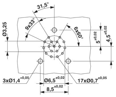 Встраиваемые разъемы-SACC-CI-M12FS-17CON-TOR 32