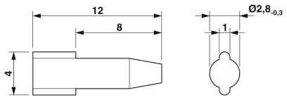 Заглушки-SEALING PLUG 3X12 RD