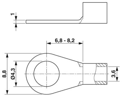 Проходные клеммы-BTO 3,5-F