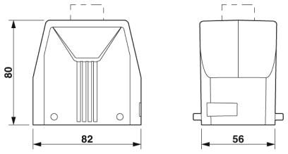 Корпус-HC-STA-D50-HHFD-1TTM25-EL-AL