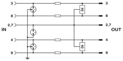 Устройство защиты от перенапряжений-DT-UFB-485/BS