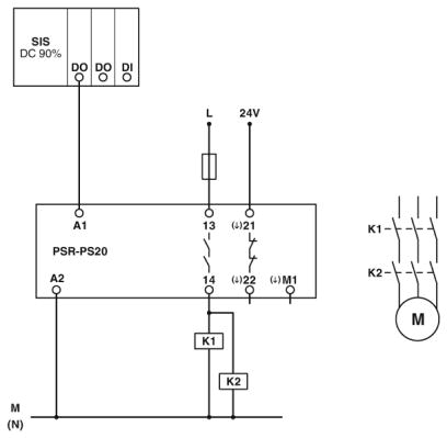 Реле сопряжения-PSR-PS20-1NO-1NC-24DC-SC