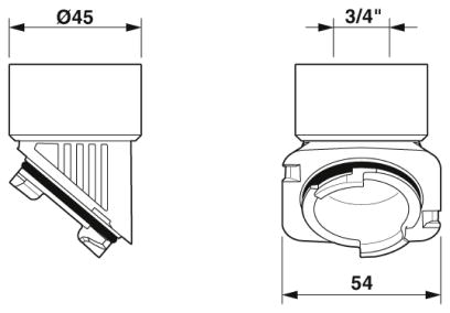 Адаптер-HC-B-TA-NPT-3/4-ER-AL