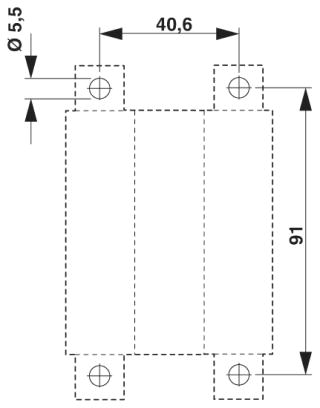 Клемма для высокого тока-UKH 70-3L-F