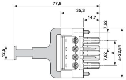 Разъем печатной платы-PC 5/ 4-STF-SH1-7,62