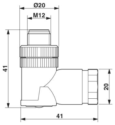 Разъем-SACC-M12MR-5CON-PG11-DUO