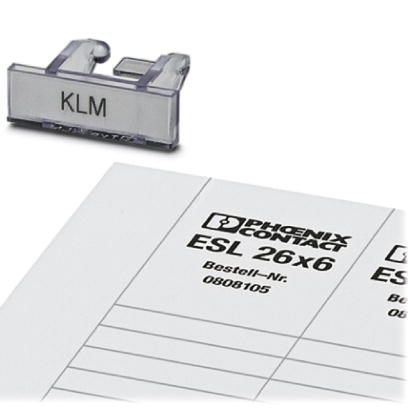 Держатель маркировки клеммных коробок-KLM + ESL 26X6