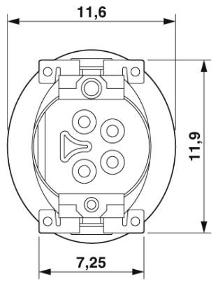 Встраиваемые разъемы-SACC-CIP-M8MS-4P SMD SH T
