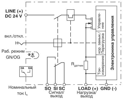 Электронный защитный выключатель-ECP 1-2