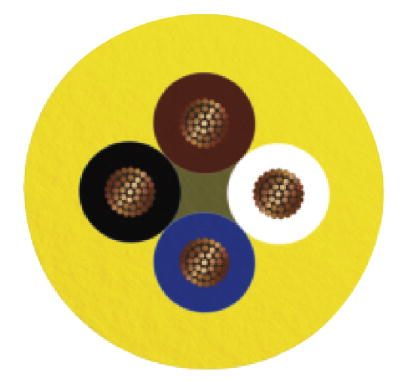 Кабель для датчика / исполнительного элемента-SAC-4P-MR/ 5,0-547 SCO BK