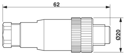 Разъем-SACC-MS-4CON-PG 7-M SCO