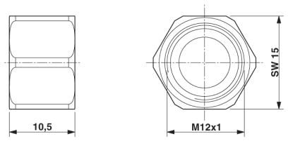 Колпачок-PROT-M12 FS-M