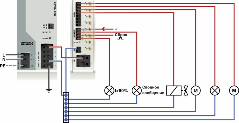 Электронный защитный выключатель-CBM E8 24DC/0.5-10A NO-R