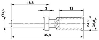 Обжимной контакт-SM-36KP004