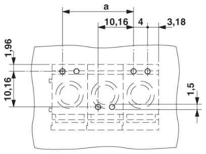 Клеммные блоки для печатного монтажа-MKDS 10 HV/ 2-ZB-10,16