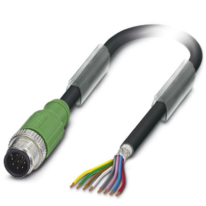 Кабель для датчика / исполнительного элемента-SAC-8P-M12MS/ 3,0-PUR SH