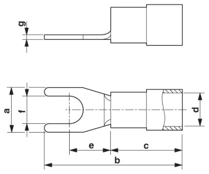 Вилочный наконечник-C-FCI 2,5/M4