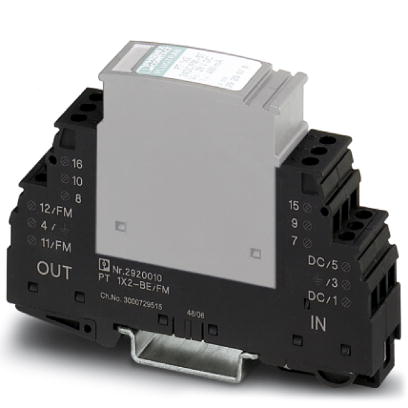 Базовый элемент для защиты от перенапряжений-PT 1X2+F-BE/FM