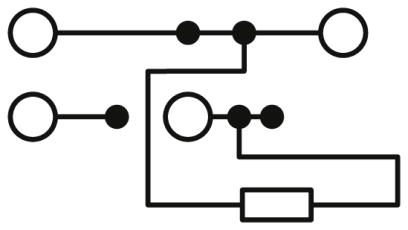 Клеммный модуль для подключения датчиков и исполнительных элементов-PTIO 1,5/S/3-L-R100K/O-M 120V