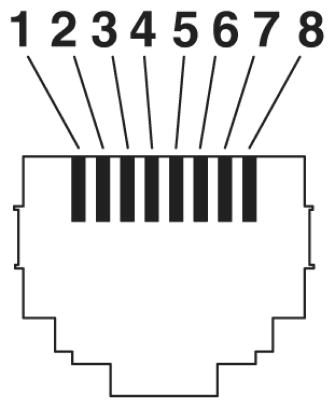 Гнездовая вставка для RJ45-VS-08-BU-RJ45-5-F/PK