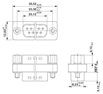 Адаптер (Переходник) D-SUB-VS-15-GC-ST/ST