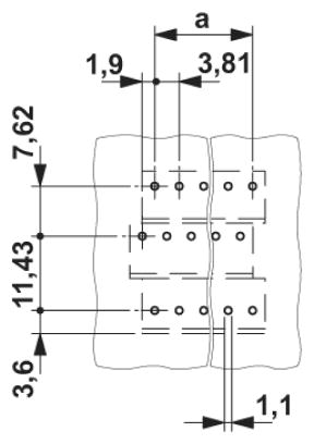 Клеммные блоки для печатного монтажа-MK3DS 1/11-3,81