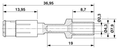 Обжимной контакт-SM-36KS001