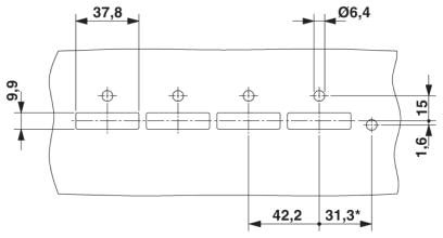 Проходная клемма-RWO 10-TC/S