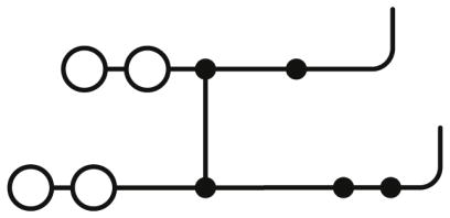 Двухъярусные клеммы-PTTBS 2,5-TWIN/2P-PV