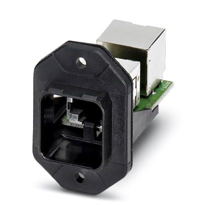 Монтажные рамы-VS-PPC-F1-RJ45-POBK-1RF-BU/BU