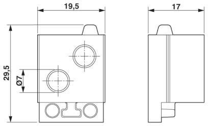 Кабельный сальник-CES-STPG-GY-2X7