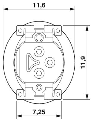 Встраиваемые разъемы-SACC-CIP-M8FS-3P SMD SH R32