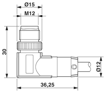 Системный кабель шины-SAC-5P-MR/ 1,0-923/FS CAN SCO