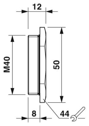 Резьбовой колпачок-HC-M-BS-M40