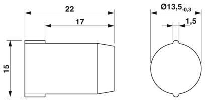 Заглушки-SEALING PLUG 14X22 RD