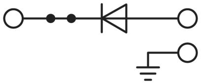 Клеммный блок-UT 4-PE/L-DIO/R-L P/P