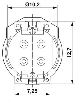 Встраиваемые разъемы-SACC-CIP-M12MS-4P SMD R32