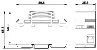 Молниезащитный разрядник, тип 1-FLT 100 N/PE CTRL-3.0