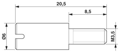 Гнездо для щупа тестера-PSB 3,5/8,5/6
