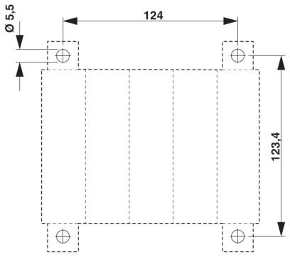 Клемма для высокого тока-UKH 150-3L/N/FE-F