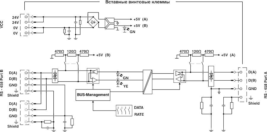 Повторитель-PSM-ME-REP LON485-P