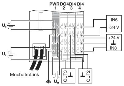 Устройство сопряжения с шиной-IL MII BK DI8 DO4-PAC
