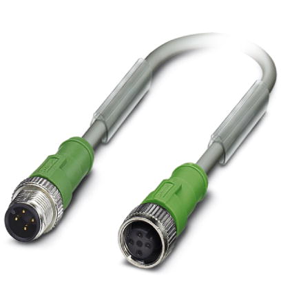 Кабель для датчика / исполнительного элемента-SAC-4P-M12MS/ 0,6-800/M12FS
