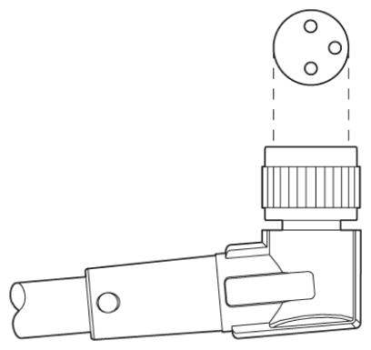 Кабель для датчика / исполнительного элемента-SAC-3P-M12MR/1,5-PUR/M 8FR