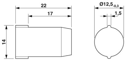 Заглушки-SEALING PLUG 13X22 RD