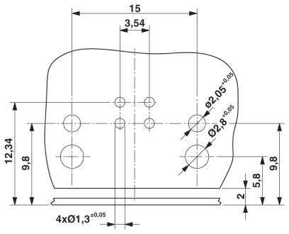 Встраиваемые разъемы-SACC-DSIV-MS-4CON-L90 SCO