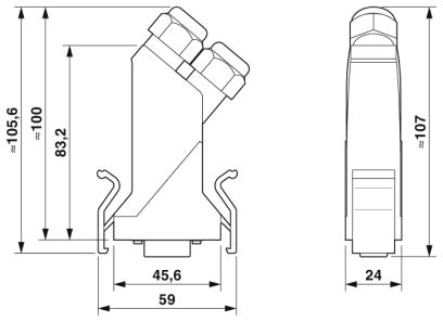 Штекерный соединитель D-SUB-VS-09-PROFIBUS-SP