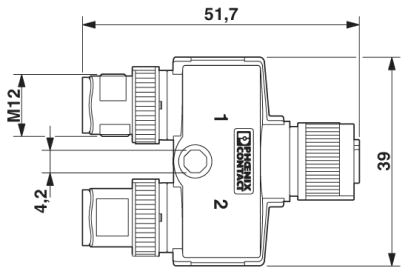 Y-разветвитель-SAC-5PY-F/2XM VP SH