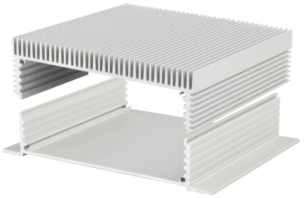 Корпус Filotec с радиатором (теплоотводом) на одном полукорпусе и с литыми настенными накладками на другом полукорпусе